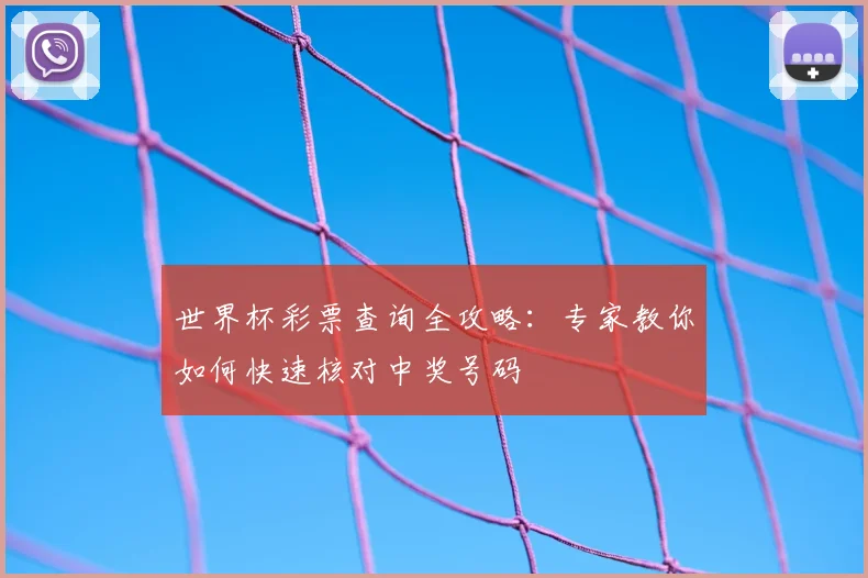 世界杯彩票查询全攻略：专家教你如何快速核对中奖号码