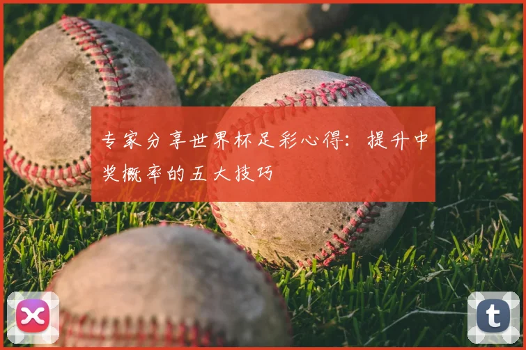 专家分享世界杯足彩心得:提升中奖概率的五大技巧